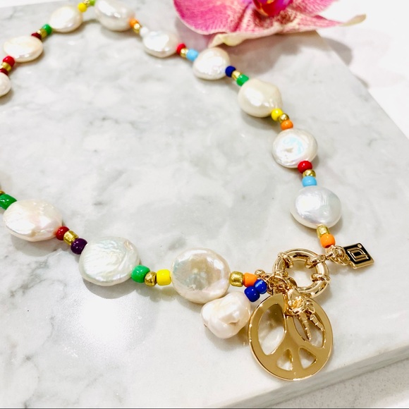 Dannijo Paz Freshwater Pearl Necklace NWT - Picture 13 of 16